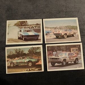 Vintage AHRA Set Of 4 Collector Cards